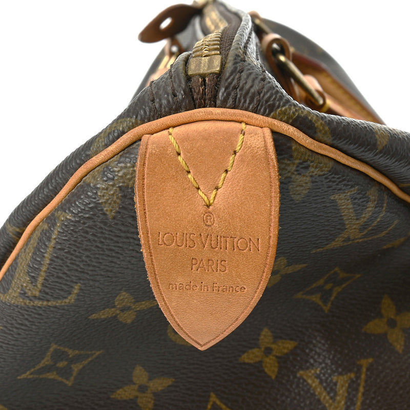 LOUIS VUITTON ルイヴィトン モノグラム スピーディ 30 ブラウン M41526 レディース モノグラムキャンバス ハンドバッグ Bランク 中古 銀蔵