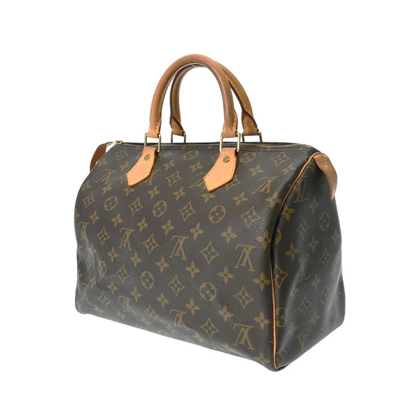 LOUIS VUITTON ルイヴィトン モノグラム スピーディ 30 ブラウン M41526 レディース モノグラムキャンバス ハンドバッグ Bランク 中古 銀蔵