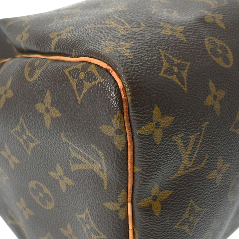 LOUIS VUITTON ルイヴィトン モノグラム スピーディ 30 ブラウン M41526 レディース モノグラムキャンバス ハンドバッグ Bランク 中古 銀蔵