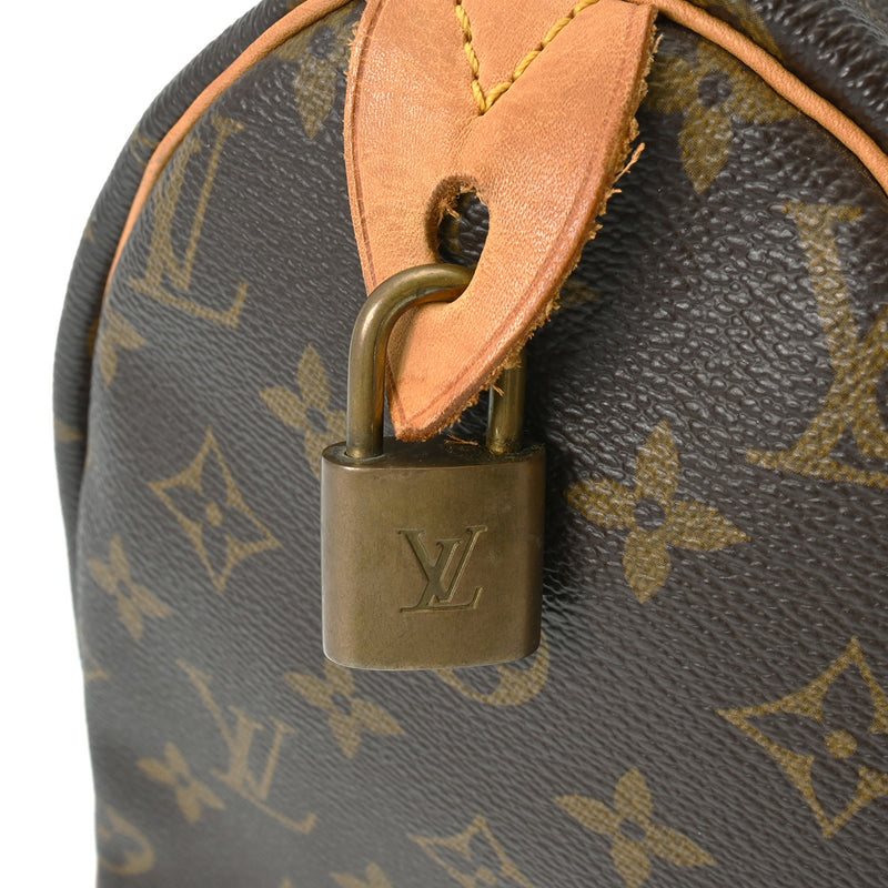 LOUIS VUITTON ルイヴィトン モノグラム スピーディ 30 ブラウン M41526 レディース モノグラムキャンバス ハンドバッグ Bランク 中古 銀蔵