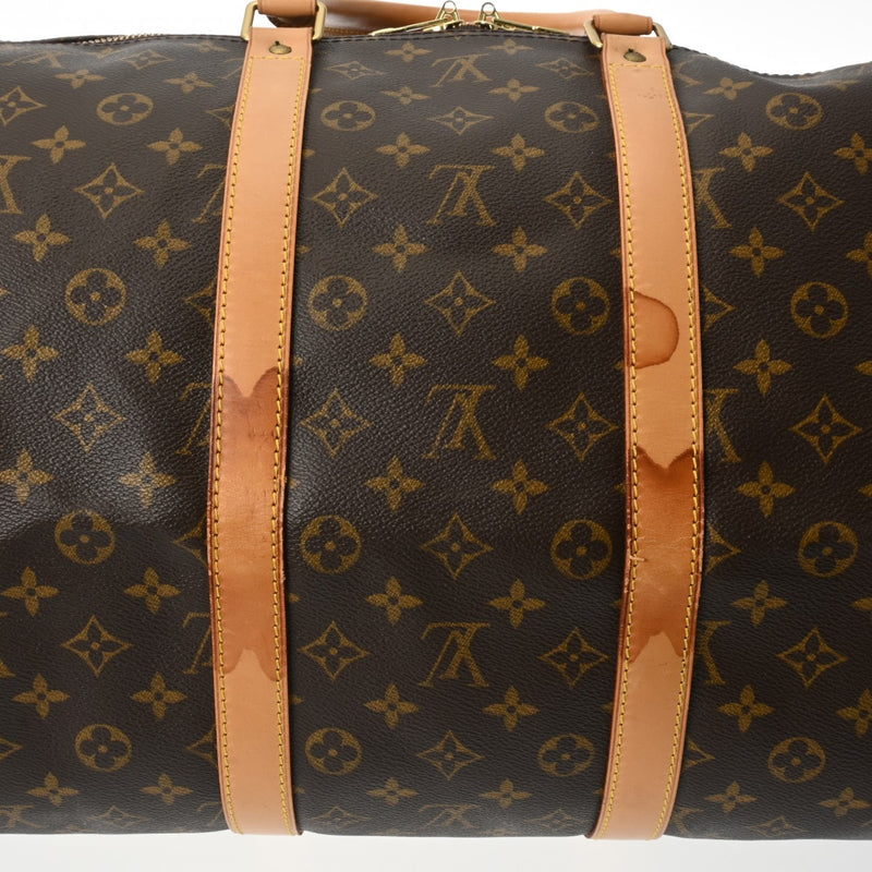 LOUIS VUITTON ルイヴィトン モノグラム キーポル 55 ブラウン M41424 ユニセックス モノグラムキャンバス ボストンバッグ Bランク 中古 銀蔵