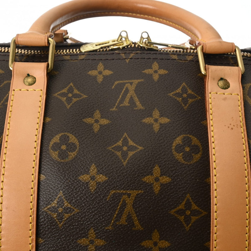 LOUIS VUITTON ルイヴィトン モノグラム キーポル 55 ブラウン M41424 ユニセックス モノグラムキャンバス ボストンバッグ Bランク 中古 銀蔵