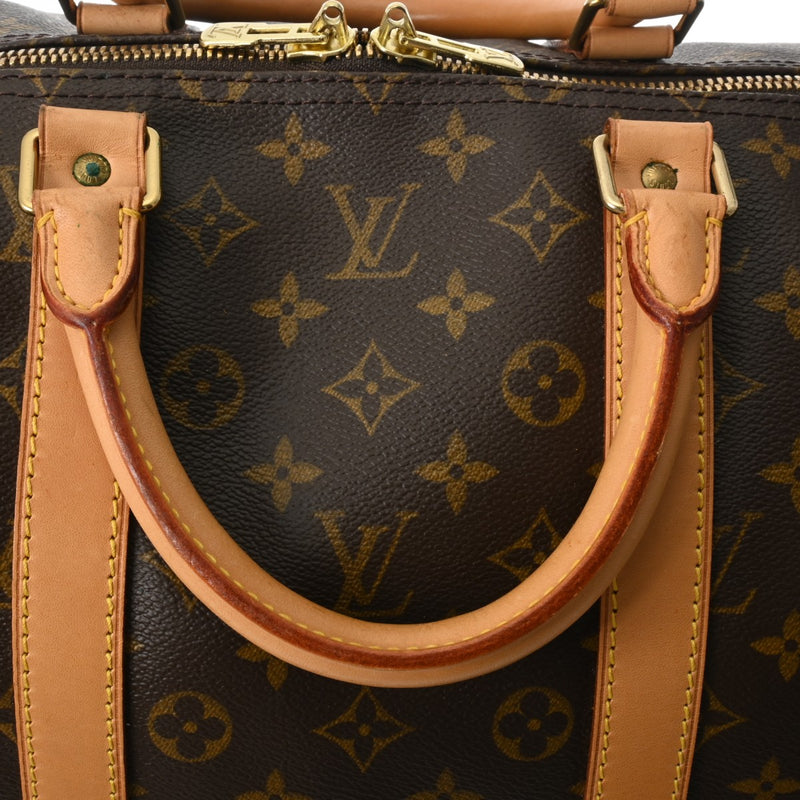 LOUIS VUITTON ルイヴィトン モノグラム キーポル 55 ブラウン M41424 ユニセックス モノグラムキャンバス ボストンバッグ Bランク 中古 銀蔵