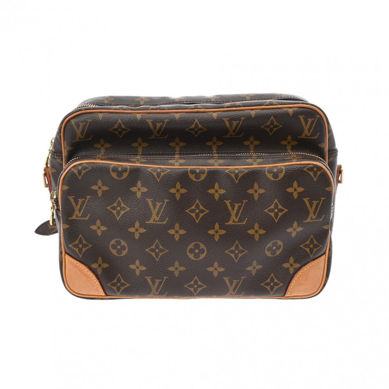 LOUIS VUITTON ルイヴィトン モノグラム ナイル ブラウン M45244 ユニセックス モノグラムキャンバス ショルダーバッグ Bランク 中古 銀蔵