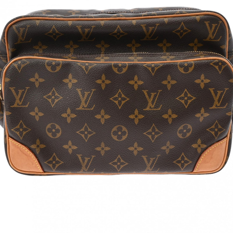 LOUIS VUITTON ルイヴィトン モノグラム ナイル ブラウン M45244 ユニセックス モノグラムキャンバス ショルダーバッグ Bランク 中古 銀蔵