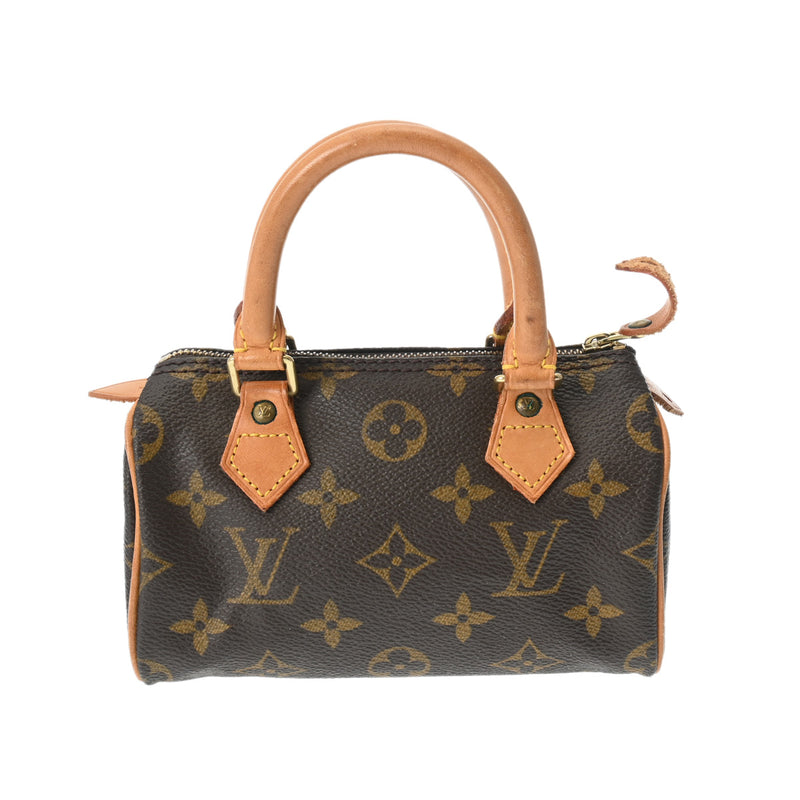 LOUIS VUITTON ルイヴィトン モノグラム ミニ スピーディ 2WAY ブラウン M41534 レディース モノグラムキャンバス ハンドバッグ Bランク 中古 銀蔵