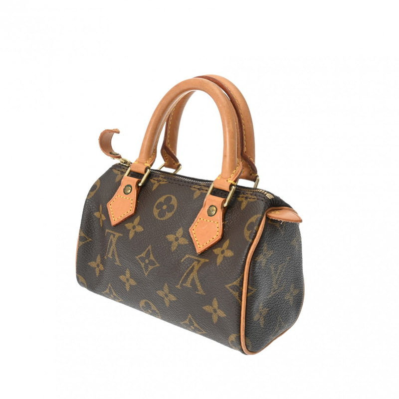 LOUIS VUITTON ルイヴィトン モノグラム ミニ スピーディ 2WAY ブラウン M41534 レディース モノグラムキャンバス ハンドバッグ Bランク 中古 銀蔵