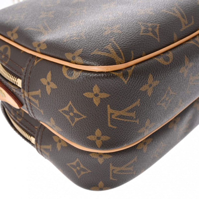 LOUIS VUITTON ルイヴィトン モノグラム リポーター PM ブラウン M45254 ユニセックス モノグラムキャンバス ショルダーバッグ ABランク 中古 銀蔵