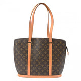 LOUIS VUITTON ルイヴィトン モノグラム バビロン トート ブラウン M51102 レディース モノグラムキャンバス トートバッグ Bランク 中古 銀蔵