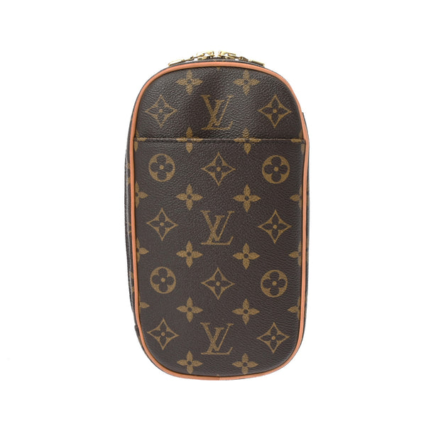 LOUIS VUITTON ルイヴィトン モノグラム ポシェットガンジュ ブラウン M51870 メンズ モノグラムキャンバス ボディバッグ ABランク 中古 銀蔵