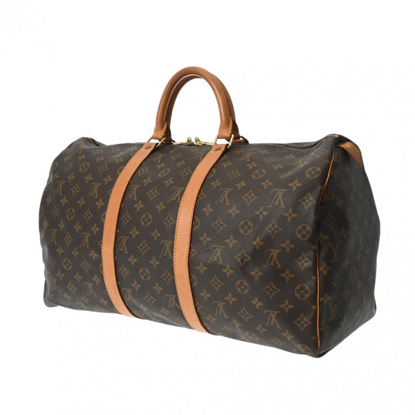 LOUIS VUITTON ルイヴィトン モノグラム キーポル 50 ブラウン M41426 ユニセックス モノグラムキャンバス ボストンバッグ Bランク 中古 銀蔵