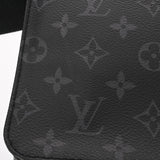 LOUIS VUITTON ルイヴィトン モノグラムエクリプス ディストリクト PM NM 黒 M44000 メンズ モノグラムキャンバス ショルダーバッグ ABランク 中古 銀蔵