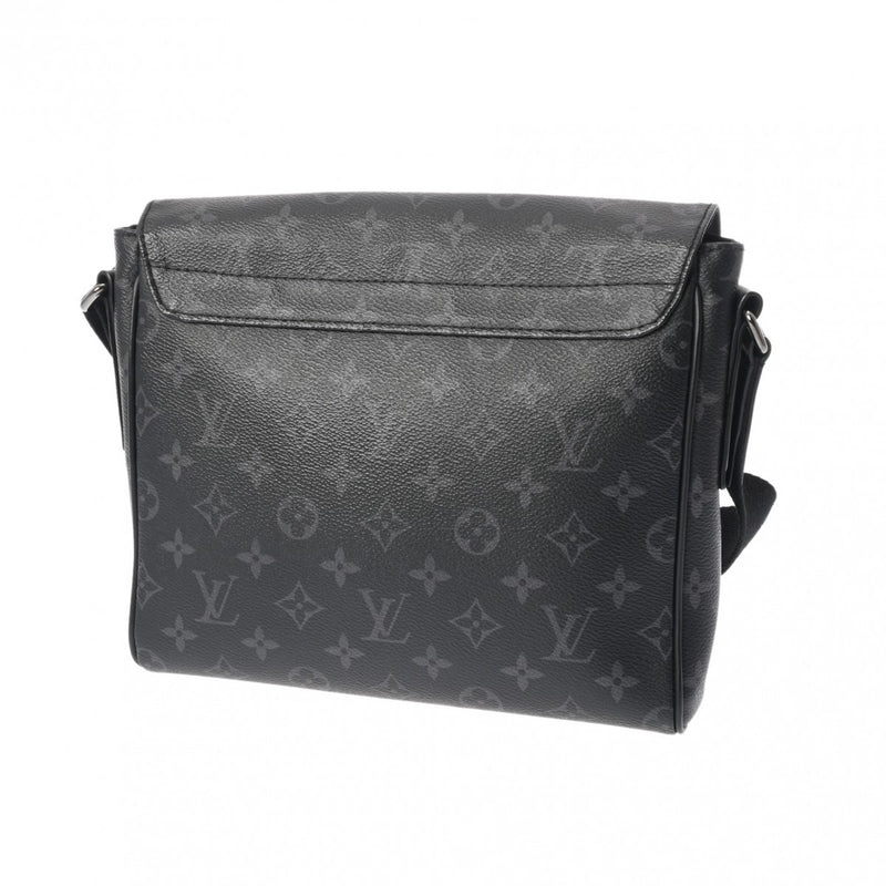 LOUIS VUITTON ルイヴィトン モノグラムエクリプス ディストリクト PM NM 黒 M44000 メンズ モノグラムキャンバス ショルダーバッグ ABランク 中古 銀蔵