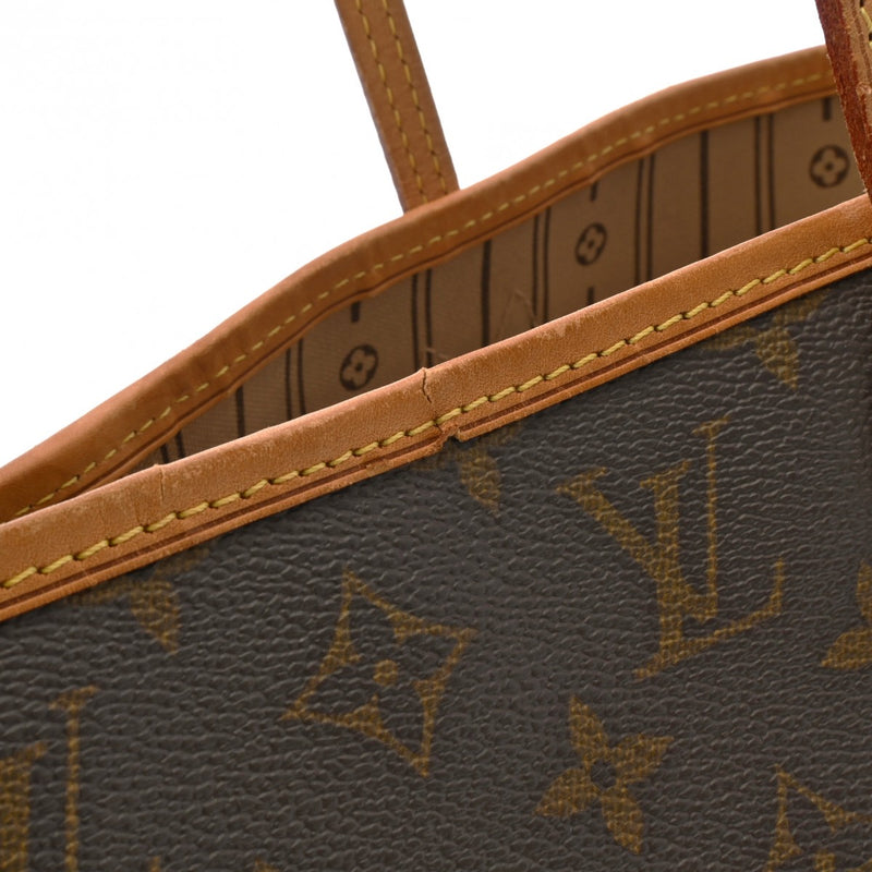 LOUIS VUITTON ルイヴィトン モノグラム ネヴァーフル MM ブラウン M40156 レディース モノグラムキャンバス トートバッグ Bランク 中古 銀蔵