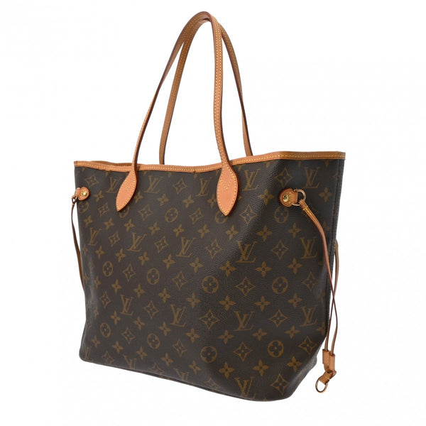 LOUIS VUITTON ルイヴィトン モノグラム ネヴァーフル MM ブラウン M40156 レディース モノグラムキャンバス トートバッグ Bランク 中古 銀蔵