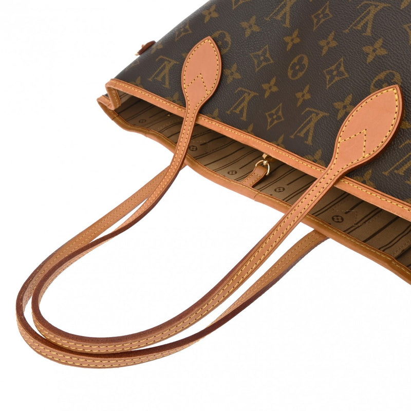 LOUIS VUITTON ルイヴィトン モノグラム ネヴァーフル MM ブラウン M40156 レディース モノグラムキャンバス トートバッグ Bランク 中古 銀蔵