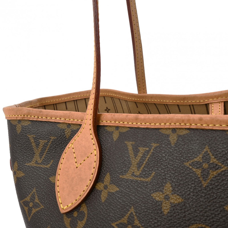 LOUIS VUITTON ルイヴィトン モノグラム ネヴァーフル MM ブラウン M40156 レディース モノグラムキャンバス トートバッグ Bランク 中古 銀蔵