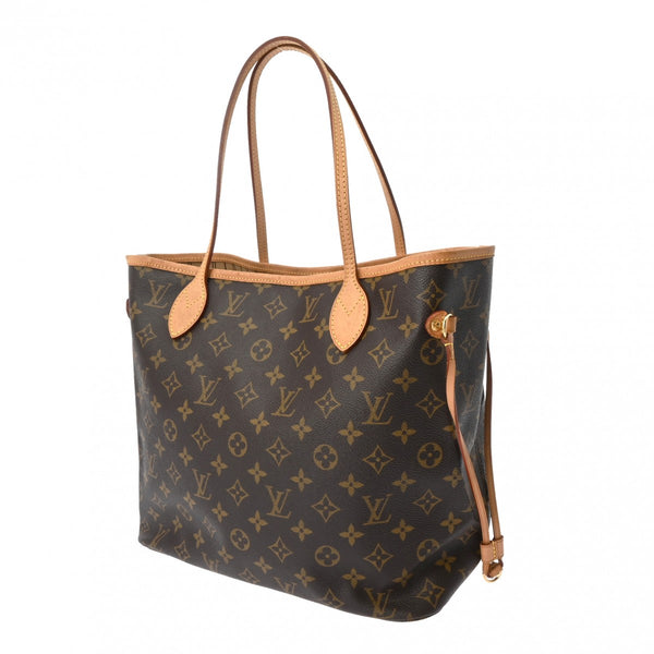 LOUIS VUITTON ルイヴィトン モノグラム ネヴァーフル MM ブラウン M40156 レディース モノグラムキャンバス トートバッグ Bランク 中古 銀蔵