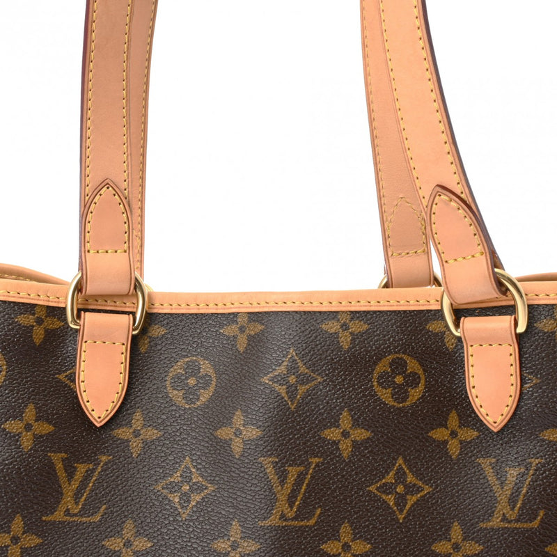 LOUIS VUITTON ルイヴィトン モノグラム バティニョール オリゾンタル ブラウン M51154 レディース モノグラムキャンバス トートバッグ ABランク 中古 銀蔵