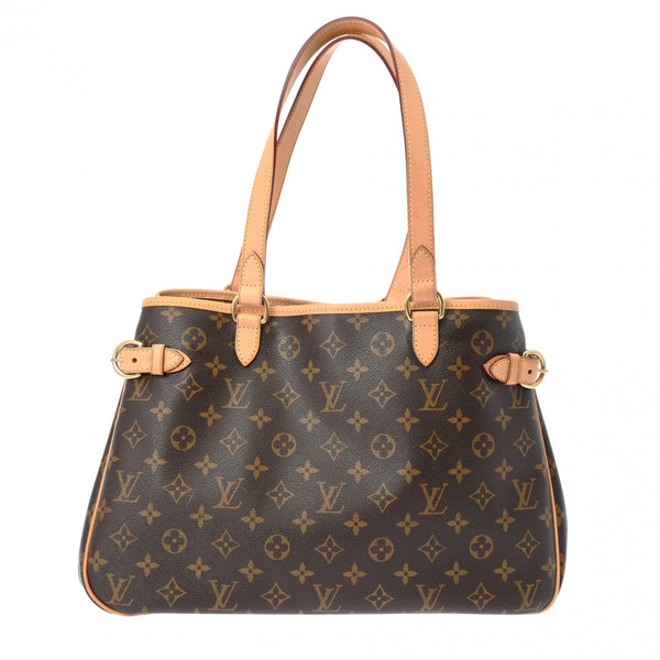 LOUIS VUITTON ルイヴィトン モノグラム バティニョール オリゾンタル ブラウン M51154 レディース モノグラムキャンバス トートバッグ ABランク 中古 銀蔵