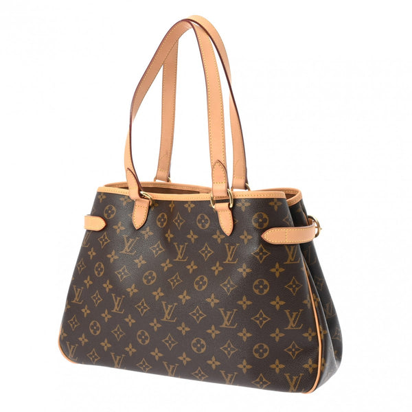 LOUIS VUITTON ルイヴィトン モノグラム バティニョール オリゾンタル ブラウン M51154 レディース モノグラムキャンバス トートバッグ ABランク 中古 銀蔵