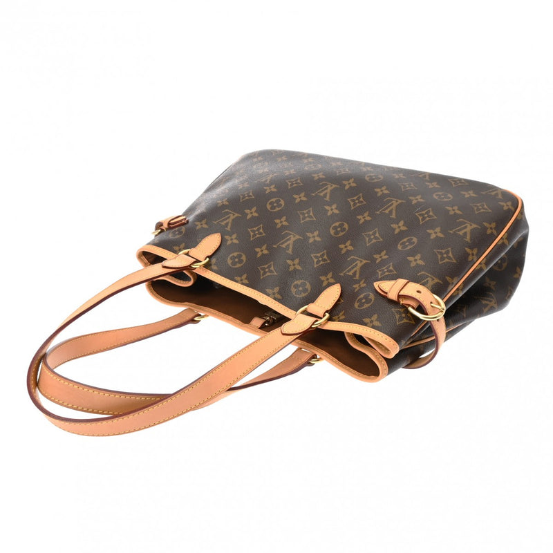 LOUIS VUITTON ルイヴィトン モノグラム バティニョール オリゾンタル ブラウン M51154 レディース モノグラムキャンバス トートバッグ ABランク 中古 銀蔵