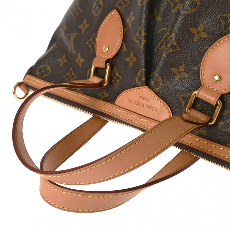 LOUIS VUITTON ルイヴィトン モノグラム パレルモ PM 2WAY ブラウン M40145 レディース モノグラムキャンバス ハンドバッグ ABランク 中古 銀蔵