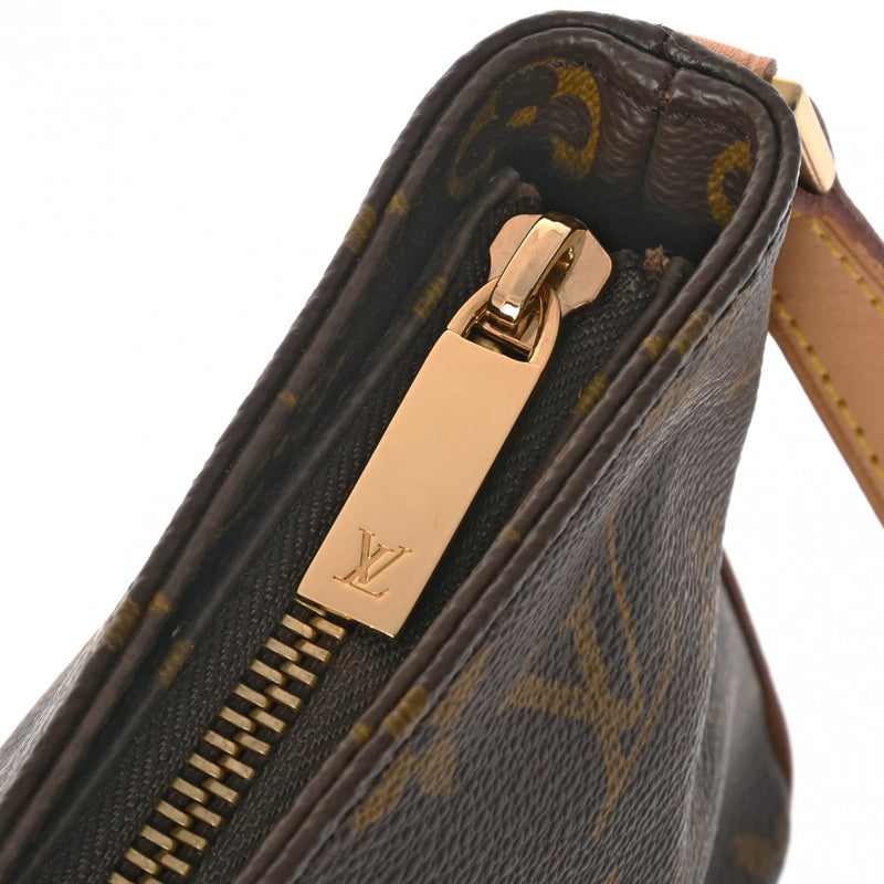 LOUIS VUITTON ルイヴィトン モノグラム トロター  ブラウン M51240 レディース モノグラムキャンバス ショルダーバッグ ABランク 中古 銀蔵