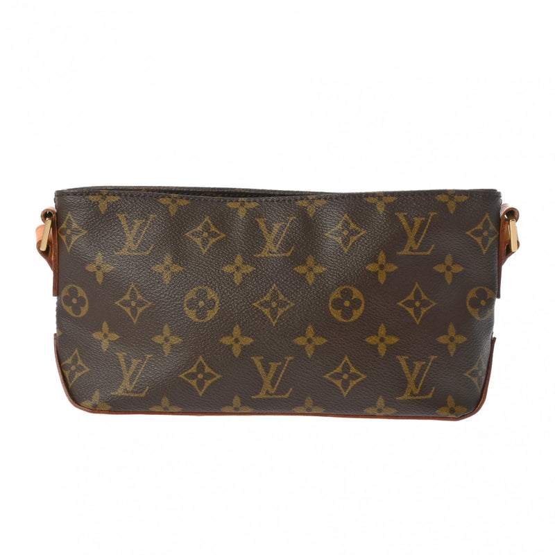 LOUIS VUITTON ルイヴィトン モノグラム トロター  ブラウン M51240 レディース モノグラムキャンバス ショルダーバッグ ABランク 中古 銀蔵