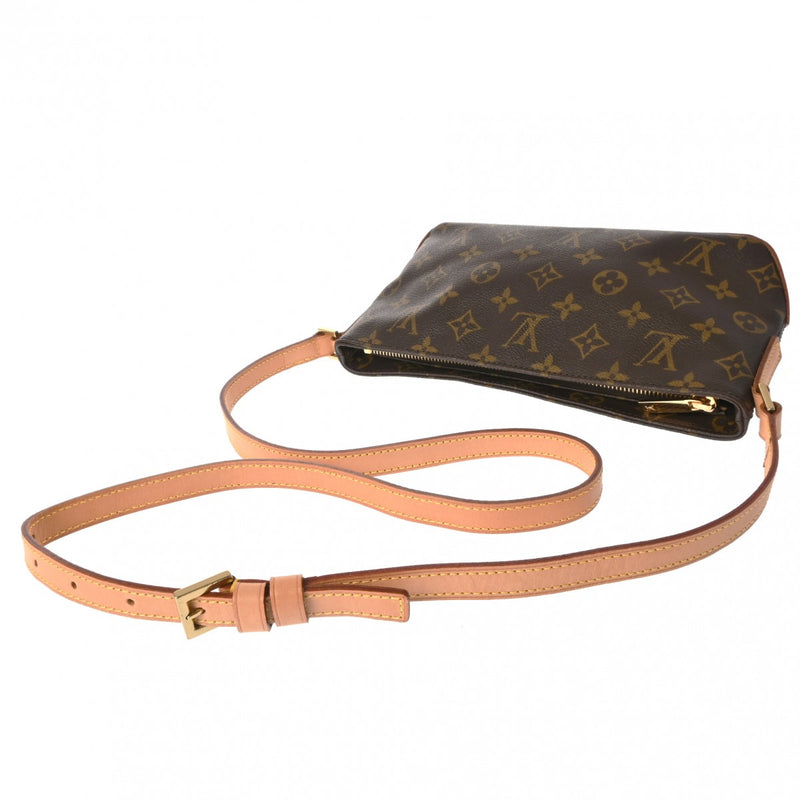 LOUIS VUITTON ルイヴィトン モノグラム トロター  ブラウン M51240 レディース モノグラムキャンバス ショルダーバッグ ABランク 中古 銀蔵