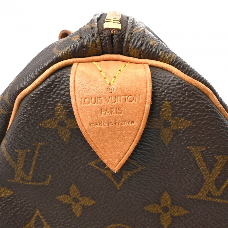 LOUIS VUITTON ルイヴィトン モノグラム スピーディ 25 ブラウン M41528 レディース モノグラムキャンバス ハンドバッグ Bランク 中古 銀蔵