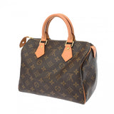 LOUIS VUITTON ルイヴィトン モノグラム スピーディ 25 ブラウン M41528 レディース モノグラムキャンバス ハンドバッグ Bランク 中古 銀蔵