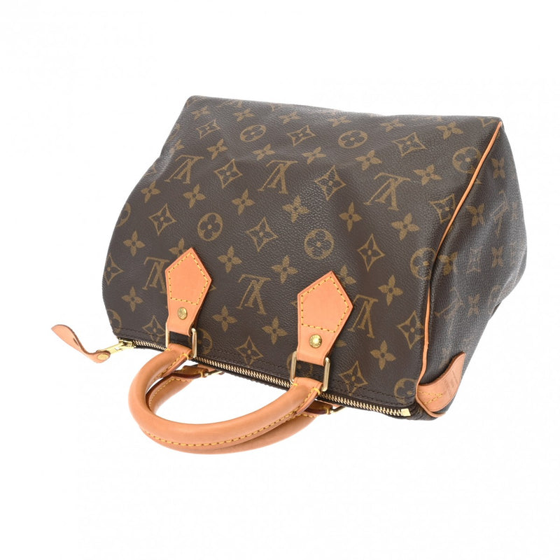 LOUIS VUITTON ルイヴィトン モノグラム スピーディ 25 ブラウン M41528 レディース モノグラムキャンバス ハンドバッグ Bランク 中古 銀蔵