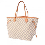 LOUIS VUITTON ルイヴィトン ダミエアズール ネヴァーフル MM  ホワイト N51107 レディース ダミエアズールキャンバス トートバッグ ABランク 中古 銀蔵