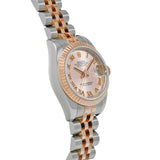 ロレックス デイトジャスト 179171 ランダムシリアル ピンク レディース 腕時計 自動巻き 中古 銀蔵