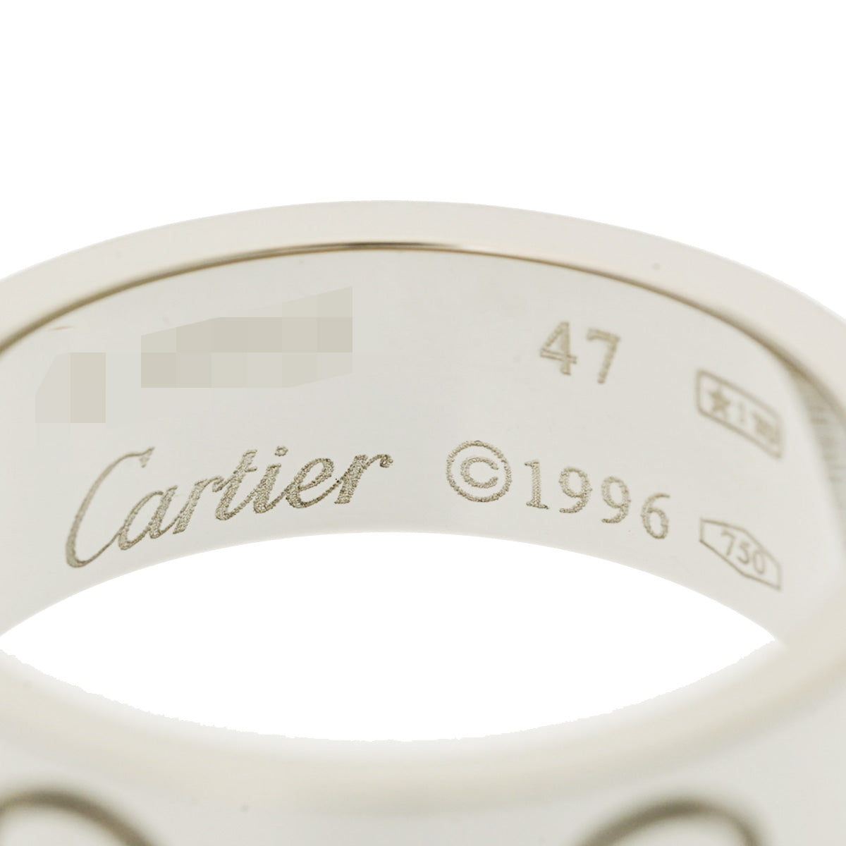 カルティエラブリング #47 レディース K18ホワイトゴールド リング