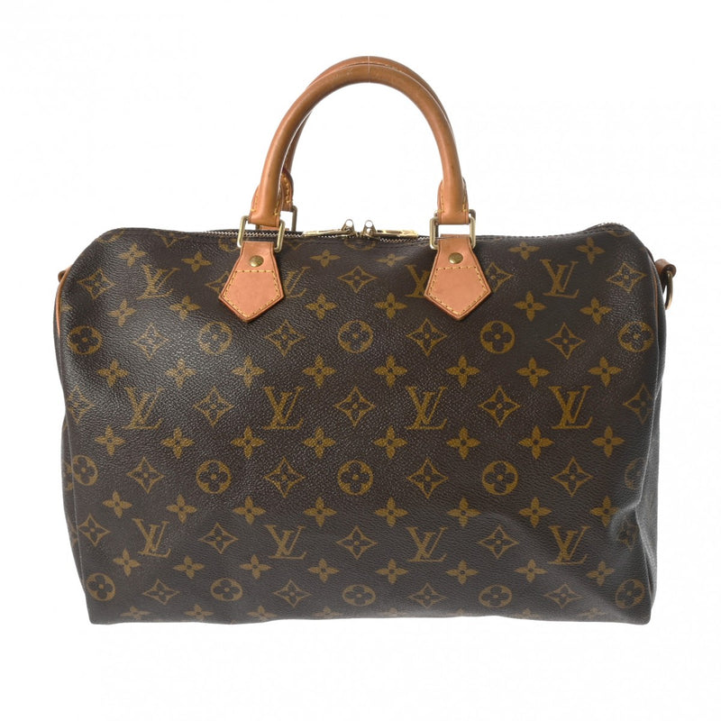 LOUIS VUITTON ルイヴィトン モノグラム スピーディ バンドリエール 35 ブラウン M40392 レディース モノグラムキャンバス ハンドバッグ Bランク 中古 銀蔵