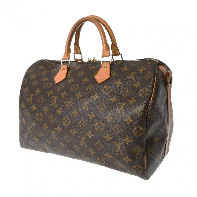 LOUIS VUITTON ルイヴィトン モノグラム スピーディ バンドリエール 35 ブラウン M40392 レディース モノグラムキャンバス ハンドバッグ Bランク 中古 銀蔵