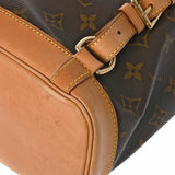 LOUIS VUITTON ルイヴィトン モノグラム モンスリ MM ブラウン M51136 レディース モノグラムキャンバス リュック・デイパック Bランク 中古 銀蔵