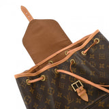 LOUIS VUITTON ルイヴィトン モノグラム モンスリ MM ブラウン M51136 レディース モノグラムキャンバス リュック・デイパック Bランク 中古 銀蔵