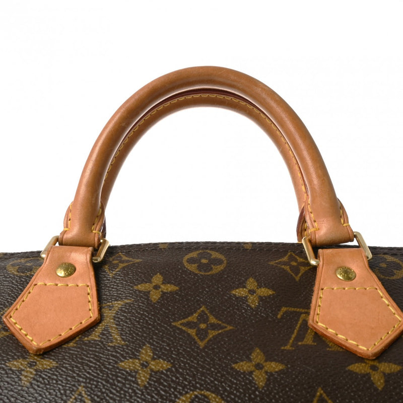 LOUIS VUITTON ルイヴィトン モノグラム スピーディ 30 ブラウン M41526 レディース モノグラムキャンバス ハンドバッグ Bランク 中古 銀蔵