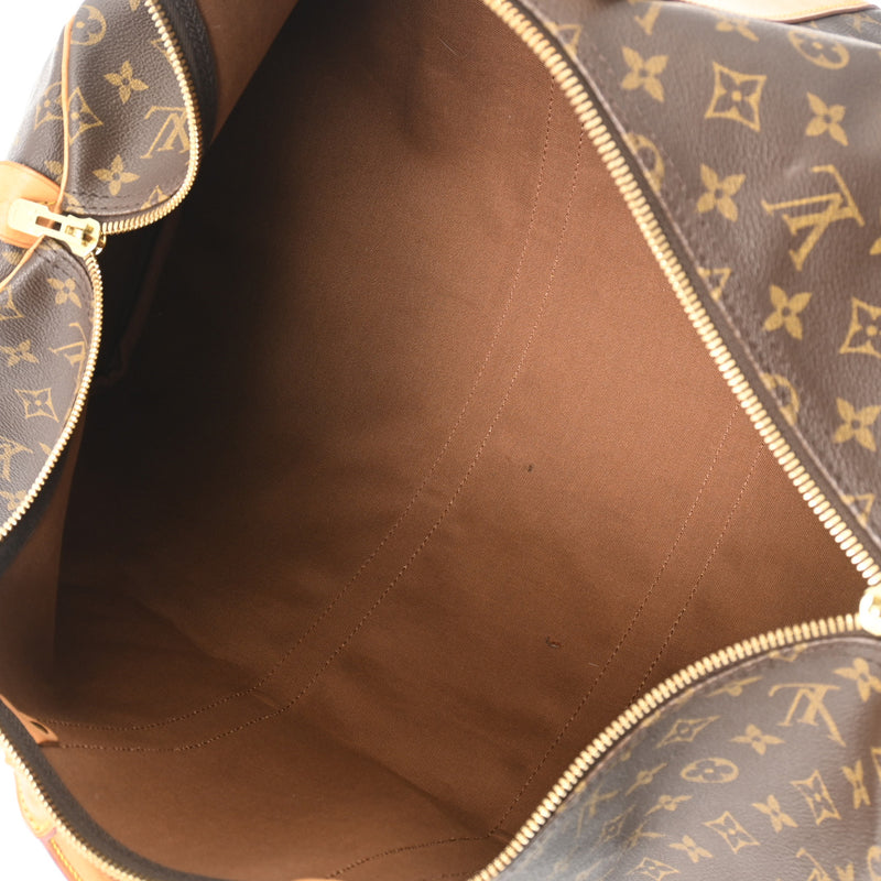 LOUIS VUITTON ルイヴィトン モノグラム キーポル 55 ブラウン M41424 ユニセックス モノグラムキャンバス ボストンバッグ Bランク 中古 銀蔵