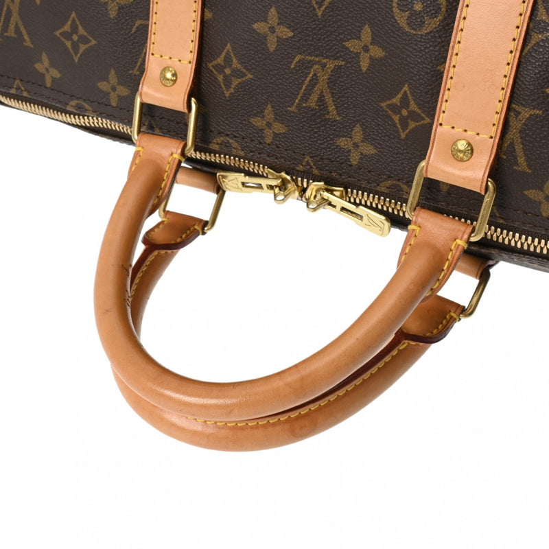 LOUIS VUITTON ルイヴィトン モノグラム キーポル 55 ブラウン M41424 ユニセックス モノグラムキャンバス ボストンバッグ Bランク 中古 銀蔵