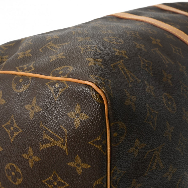 LOUIS VUITTON ルイヴィトン モノグラム キーポル 55 ブラウン M41424 ユニセックス モノグラムキャンバス ボストンバッグ Bランク 中古 銀蔵