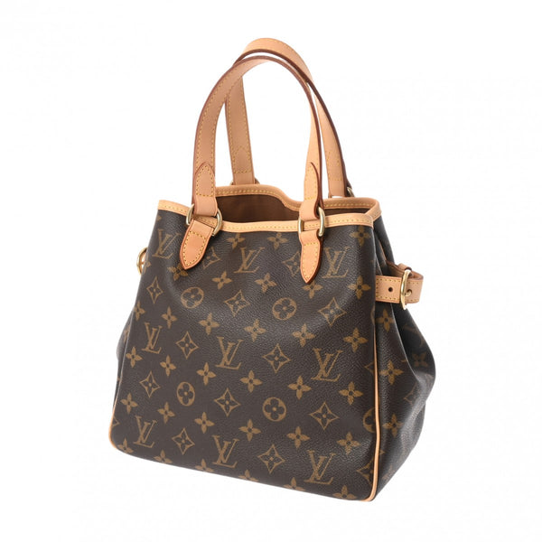 LOUIS VUITTON ルイヴィトン モノグラム バティニョール ブラウン M51156 レディース モノグラムキャンバス ハンドバッグ ABランク 中古 銀蔵