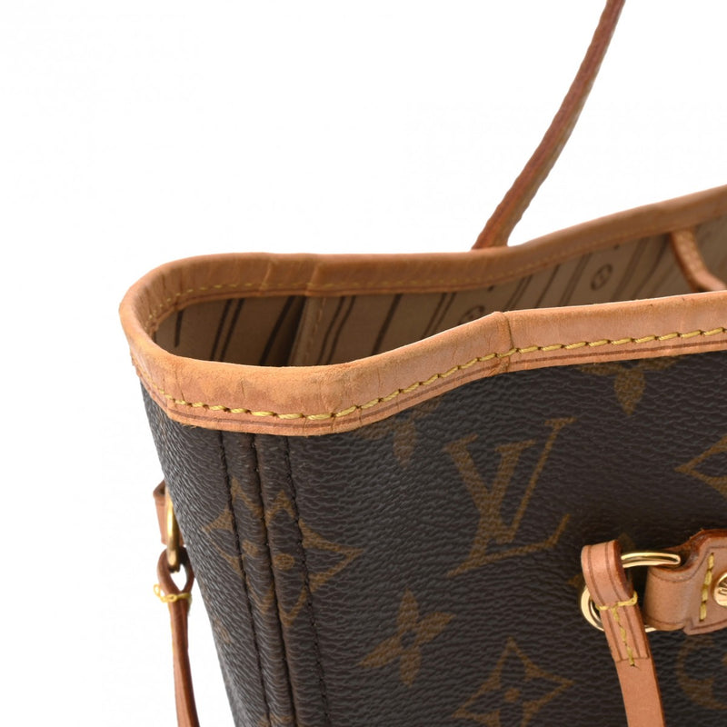 LOUIS VUITTON ルイヴィトン モノグラム ネヴァーフル MM ブラウン M40156 レディース モノグラムキャンバス トートバッグ ABランク 中古 銀蔵