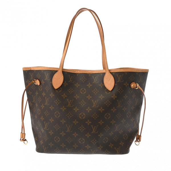 LOUIS VUITTON ルイヴィトン モノグラム ネヴァーフル MM ブラウン M40156 レディース モノグラムキャンバス トートバッグ ABランク 中古 銀蔵