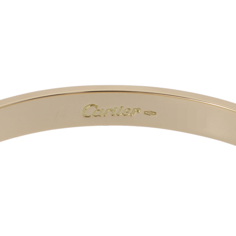 CARTIER カルティエ ラブブレスレット 旧型 #16 レディース K18イエローゴールド ブレスレット Aランク 中古 銀蔵