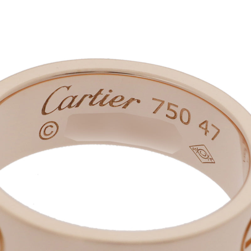 CARTIER カルティエ ラブリング #47 7号 レディース K18ピンクゴールド リング・指輪 Aランク 中古 銀蔵