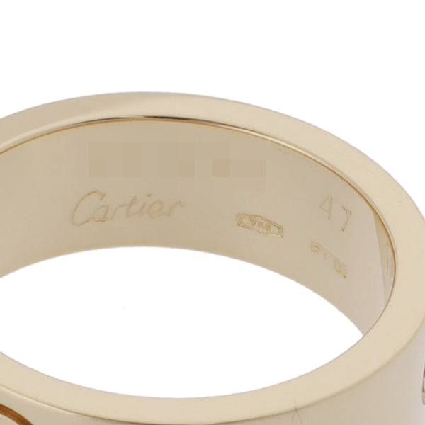 CARTIER カルティエ ラブリング #47 6.5号 レディース K18イエローゴールド リング・指輪 Aランク 中古 銀蔵